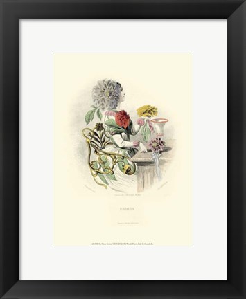 Framed Le Fleur AnimT VII Print