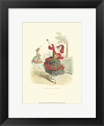 Framed Le Fleur AnimT VIII Print