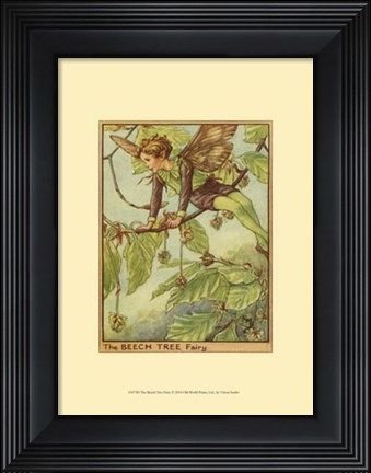 Framed Beech Tree Fairy Print