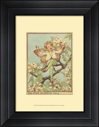 Framed Pear Blossom Fairy Print
