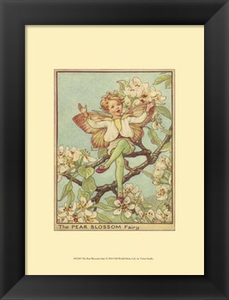 Framed Pear Blossom Fairy Print