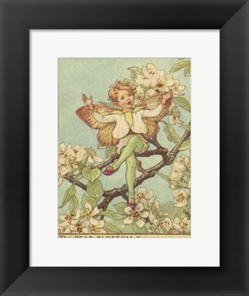Framed Pear Blossom Fairy Print