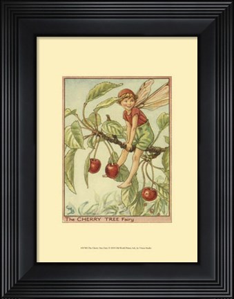 Framed Cherry Tree Fairy Print
