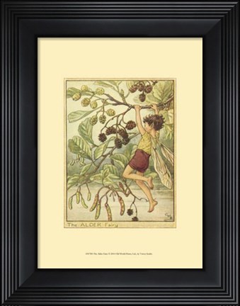 Framed Alder Fairy Print
