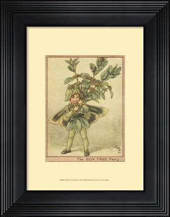 Framed Box Tree Fairy Print