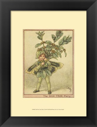 Framed Box Tree Fairy Print