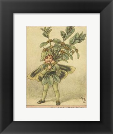 Framed Box Tree Fairy Print