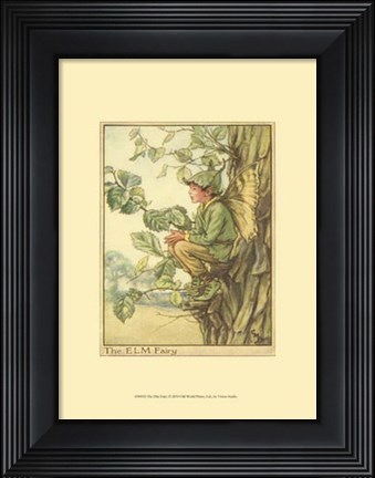 Framed Elm Fairy Print