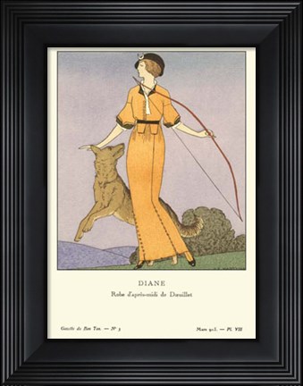 Framed Gazette du Bon Ton IV Print