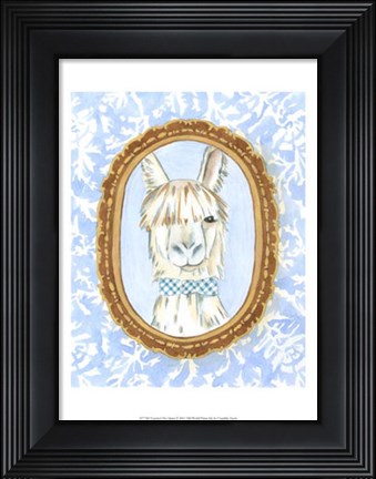 Framed Teacher&#39;s Pet - Llama Print