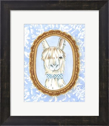 Framed Teacher&#39;s Pet - Llama Print