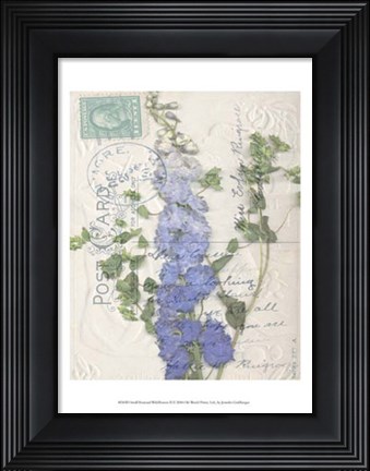 Framed Small Postcard Wildflowers II Print