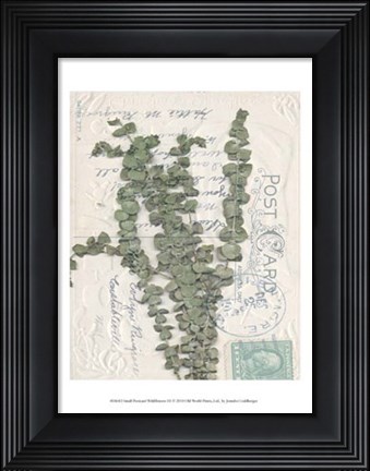 Framed Small Postcard Wildflowers III Print