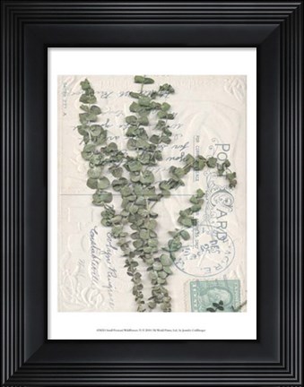 Framed Small Postcard Wildflowers IV Print
