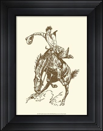 Framed Small Cowboy Print