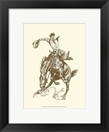 Framed Small Cowboy Print