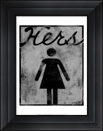 Framed Hers Print