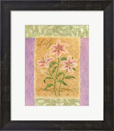 Framed Sweet Lily Print