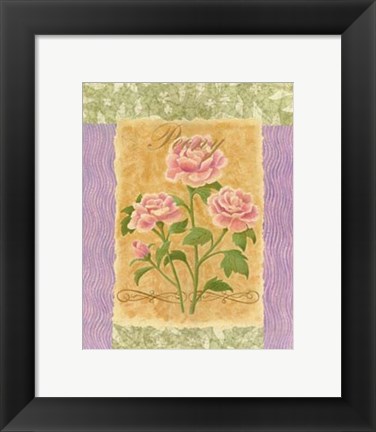 Framed Sweet Peony Print