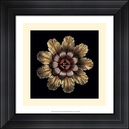 Framed Small Classic Rosette II Print