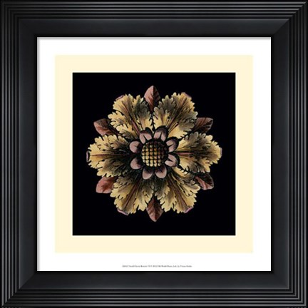 Framed Small Classic Rosette VI Print