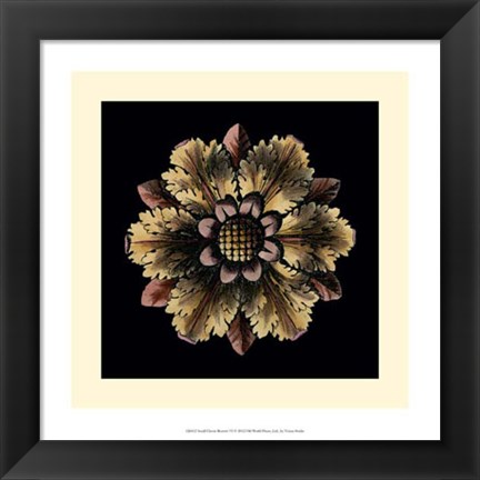 Framed Small Classic Rosette VI Print