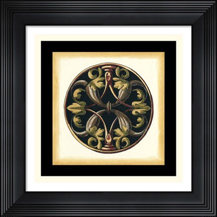 Framed Small Ornamental Accents I Print