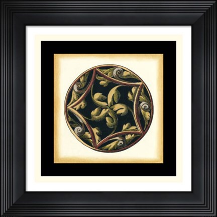 Framed Small Ornamental Accents II Print