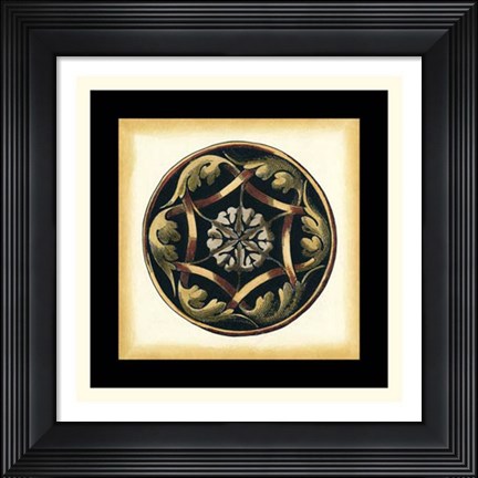 Framed Small Ornamental Accents IV Print