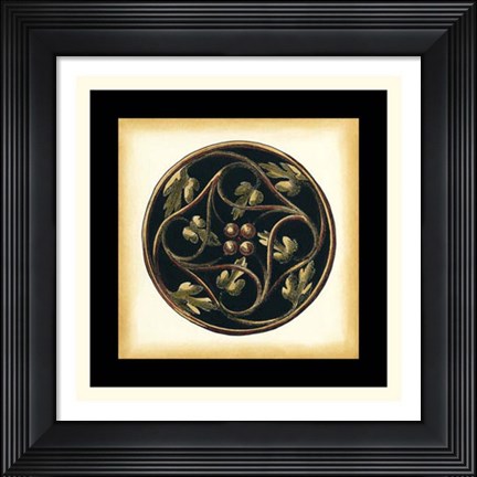 Framed Small Ornamental Accents VI Print