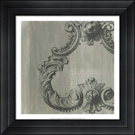 Framed Decorative Elegance VII Print