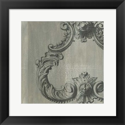 Framed Decorative Elegance VII Print