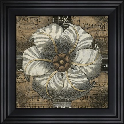 Framed Rosette Detail III Print
