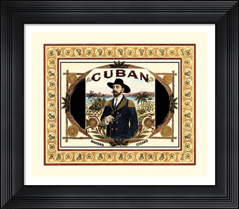Framed Cuban Cigars Print