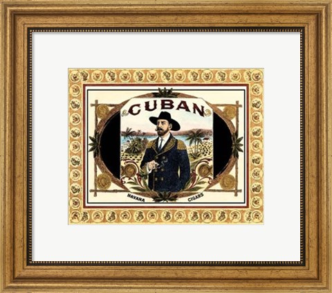 Framed Cuban Cigars Print