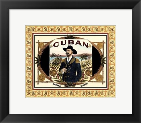 Framed Cuban Cigars Print