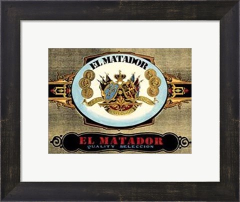 Framed El Matador Cigars Print