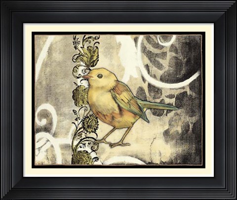 Framed Bird Song II Print