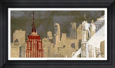 Framed Modern Metropolis II Print