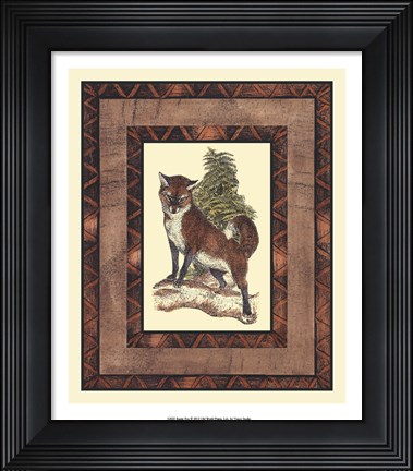 Framed Rustic Fox Print