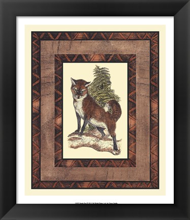 Framed Rustic Fox Print