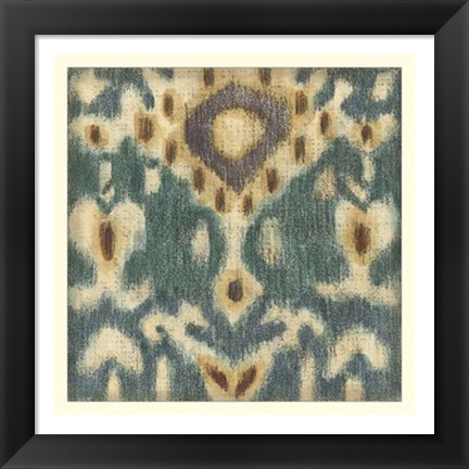 Framed Ikat Motif II Print