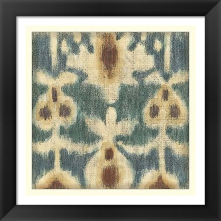 Framed Ikat Motif III Print