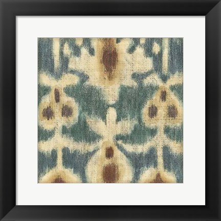 Framed Ikat Motif III Print