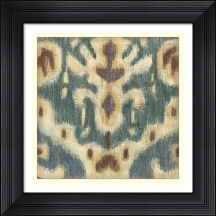 Framed Ikat Motif IV Print