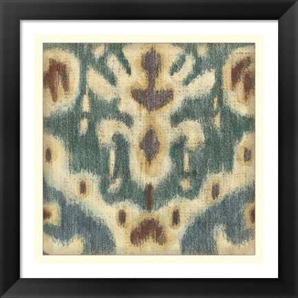 Framed Ikat Motif IV Print