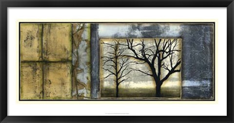 Framed Tandem Trees III Print