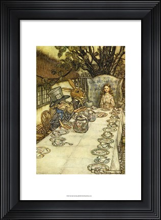 Framed Mad Tea Party Print