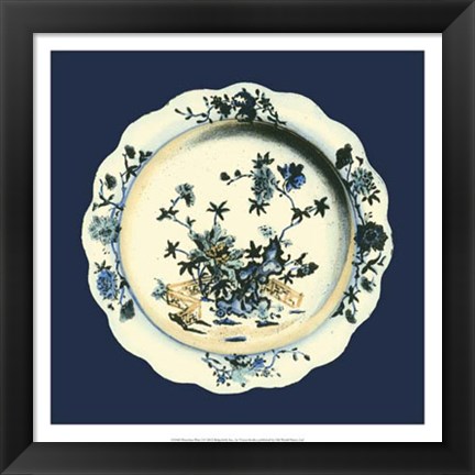 Framed Porcelain Plate I Print