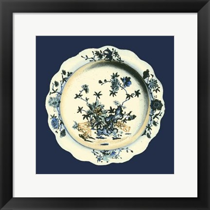 Framed Porcelain Plate I Print